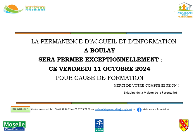 CCHPB AFFICHE FERMETURE PAI 11 10 2024