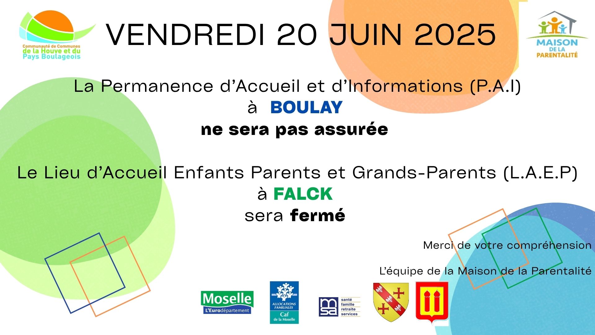 CCHPB AFFICHE FERMETURE 20 06 2025