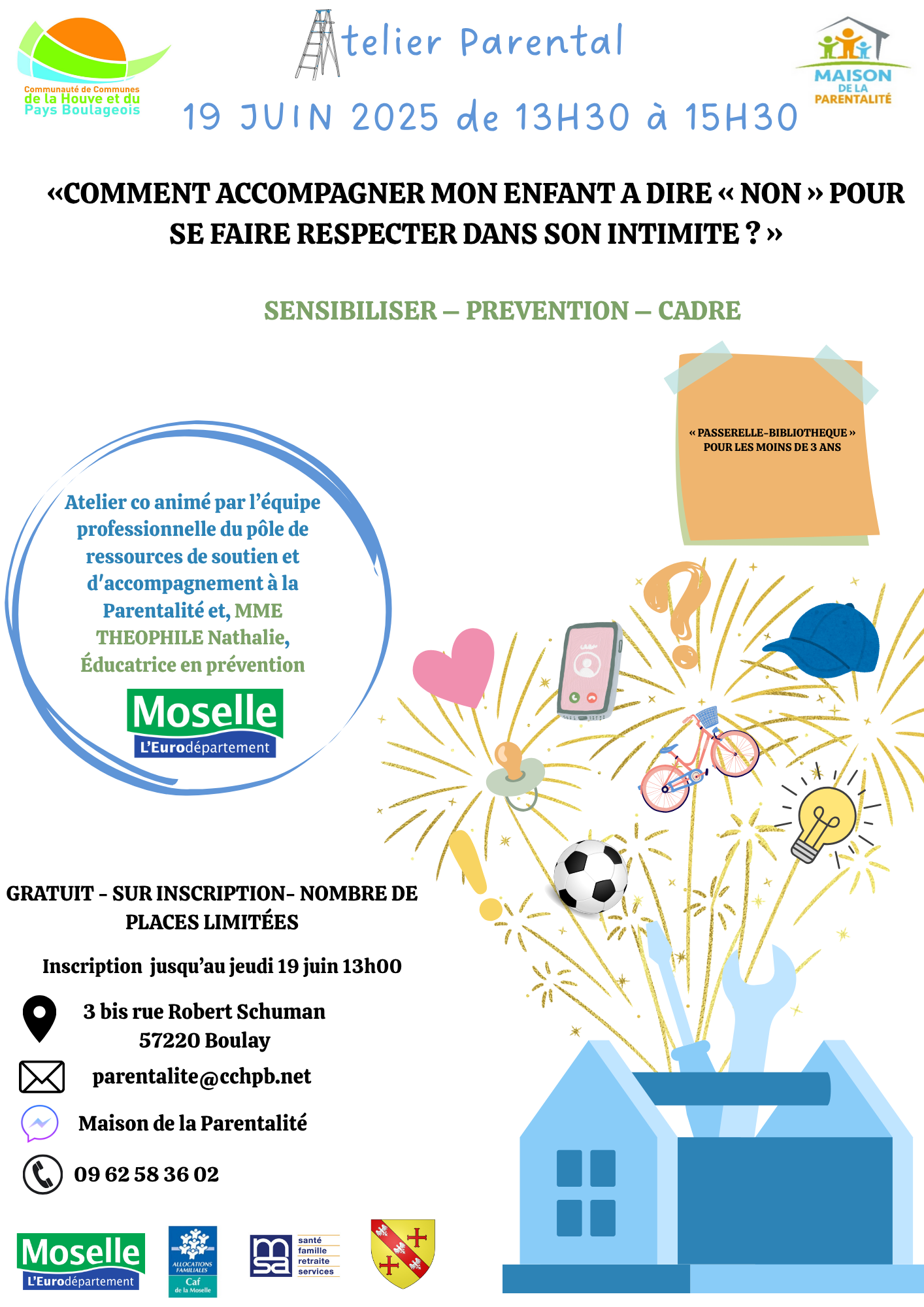 CCHPB affiche atelier parental 06 2025